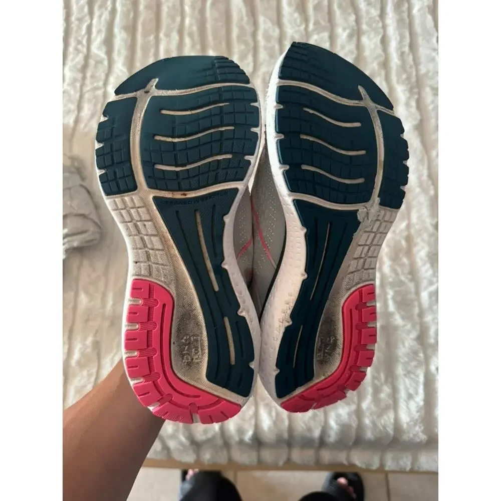 Brooks Glycerin 19 Womens Running Shoes Gray Pink Size 8B 1203431B110